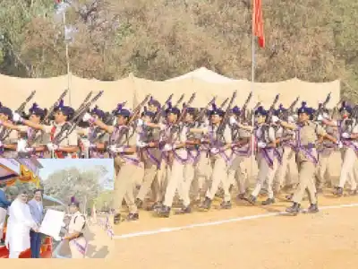 80 TSRTC constables participate in passing-out parade at 8th Battalion