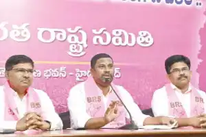 BRS criticizes Revanth for bringing money bags to Delhi headquarters