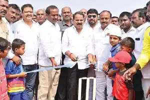 Chaudharyguda cricket tournament inaugurated by MLA Veerlapalli