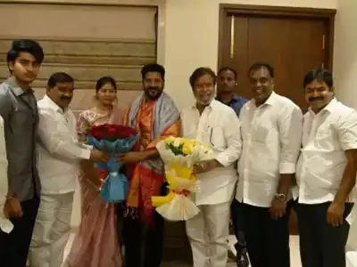 CM Revanth meets BRS MLC Mahender Reddy and his spouse