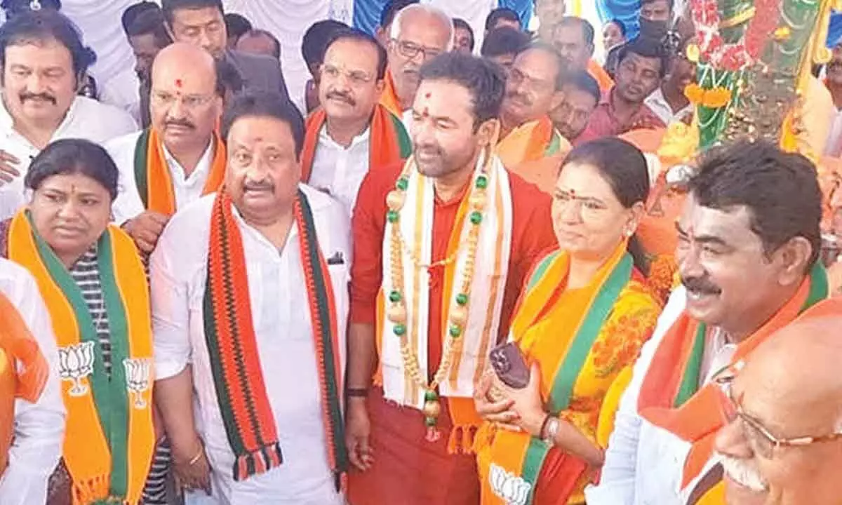 Commencement of BJP’s ‘Vijaya Sankalpa Yatra’ in MBNR