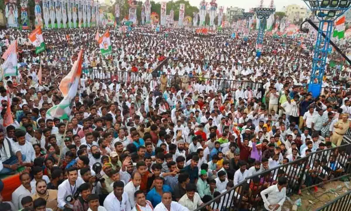 Congress Party in Telangana to organize a large-scale public gathering in Indravelli, commencing Lok Sabha election campaign