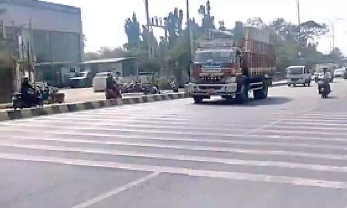 Drivers in Hyderabad complain about rumble strips on roads