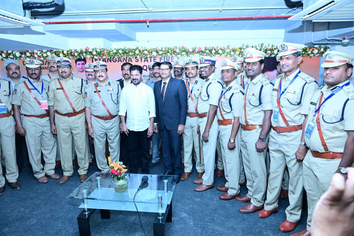 Chief Minister Revanth Reddy Inaugurates Telangana State Disaster Response and Fire Services Department Headquarters