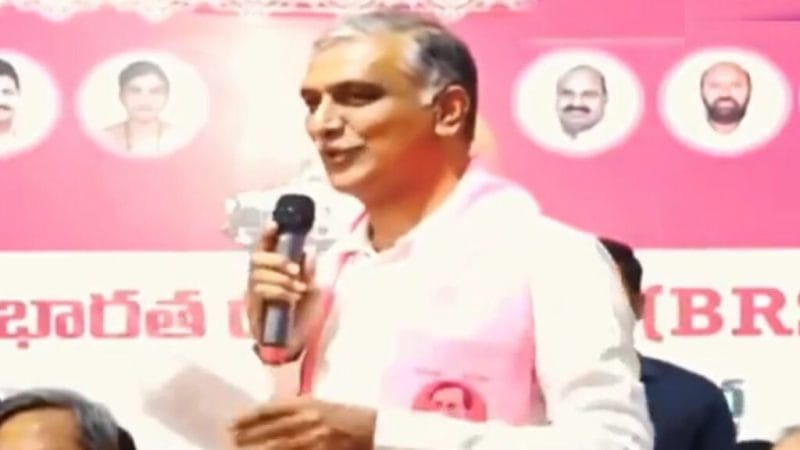 Harish Rao’s Meeting Ends in Power Cut, Stairs Collapsed