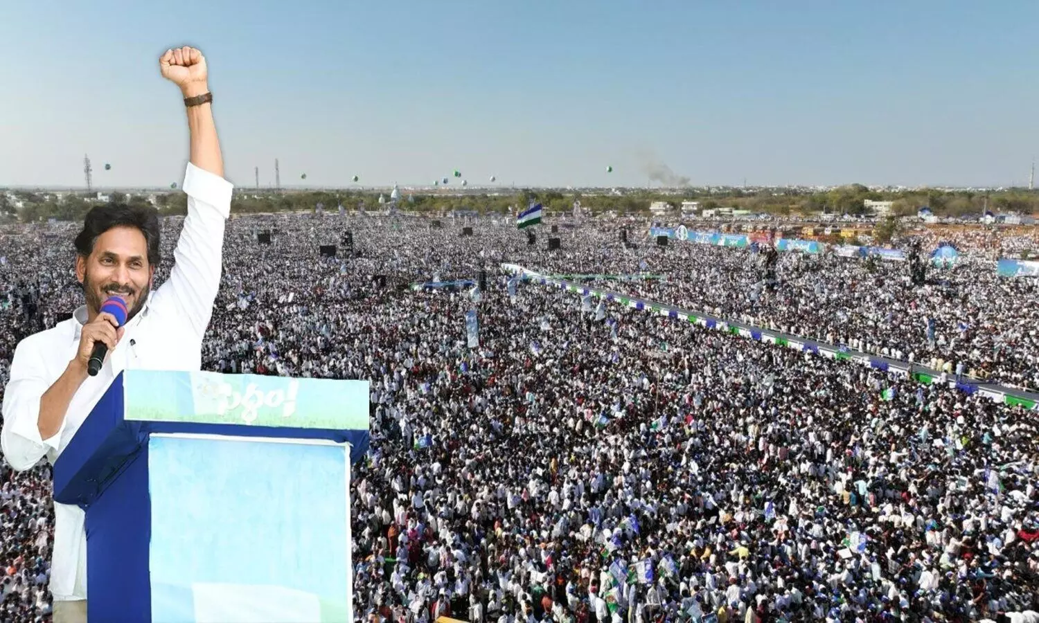 Jagan at ‘Siddham’ instructs to roll up sleeves, fold chairs, limit TDP to 23; keep fan indoors, cycle outdoors, and place glass in sink