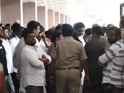 Jharkhand Mukti Morcha (JMM) MLAs reach Hyderabad prior to the floor test scheduled for February 5