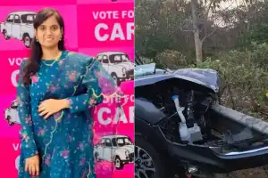 KCR, KTR, and Harish Rao mourn the passing of Lasya Nandita
