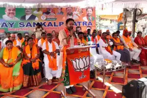 Kishan declares it’s time to defeat ‘anti-democratic, corrupt’ AIMIM