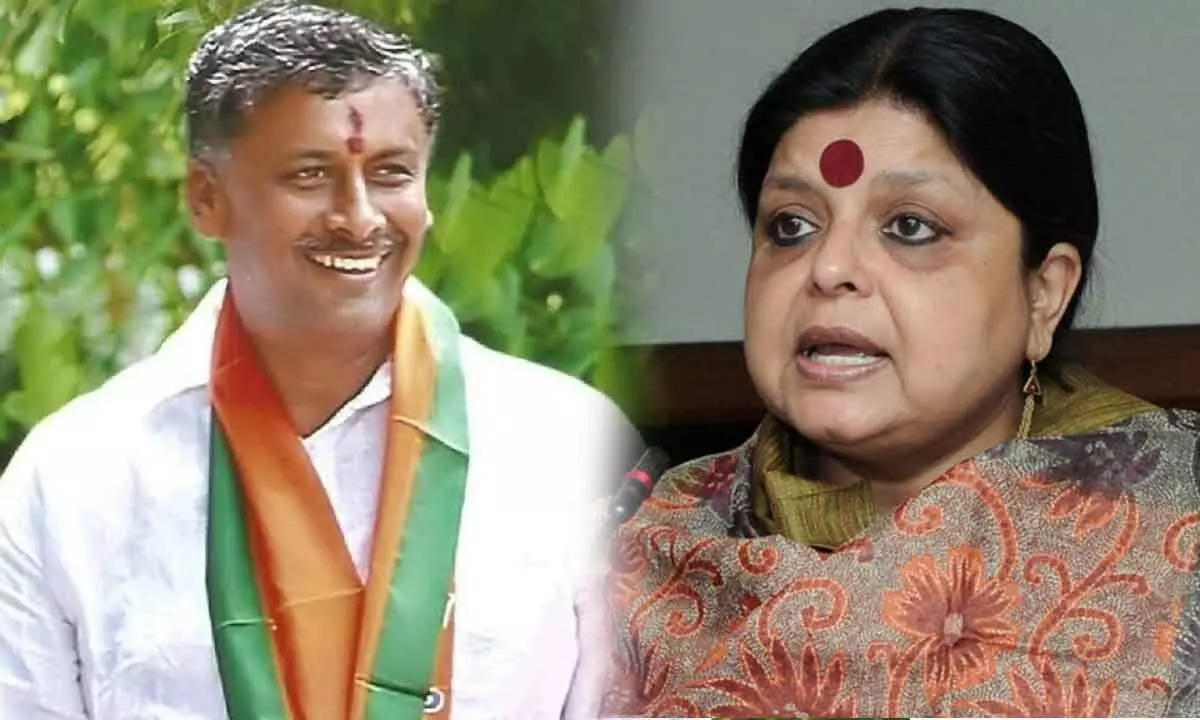 Legal notice sent by Deepa Dasmunshi to NVSS Prabhakar