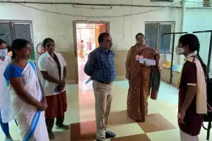 Lingayya, Additional District Collector, Pays Visit to Avidudi Gurukula School