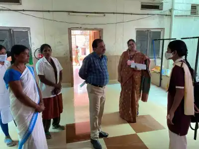 Lingayya, Additional District Collector, Pays Visit to Avidudi Gurukula School
