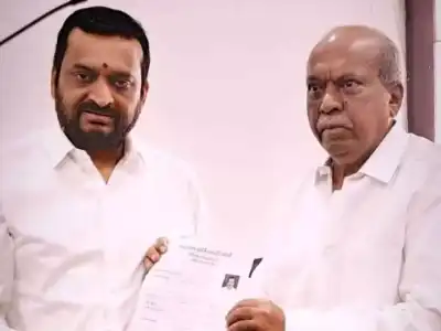 Malkajgiri MP Ticket Application Submitted by Bandla Ganesh