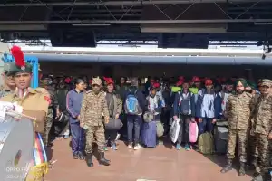 NCC Cadets from AP&TS Return Home Victorious from RD Camp