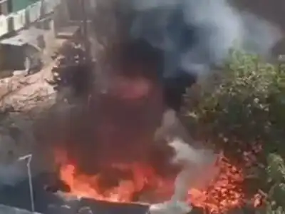 No injuries reported as fire erupts at a residence in Karimnagar