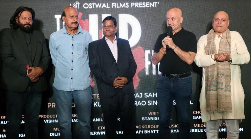 Anupam Kher Unveils the First Look of Shree Ostwal Films Hindi Film ‘The UP Files’