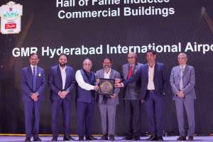 GMR Hyderabad International Airport Honored with Prestigious ACREX Hall of Fame National Award