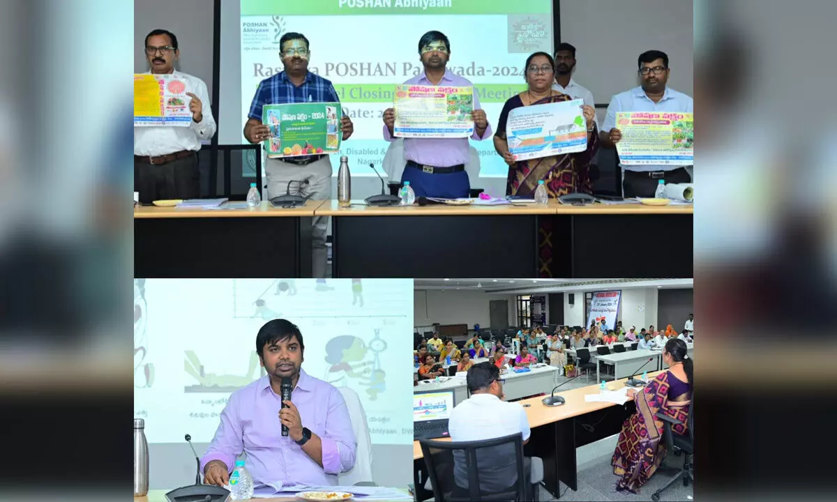 Additional Collector (Local Bodies) Kumar Deepak Honored as Chief Guest at National Nutrition Party-2024 Closing Ceremony