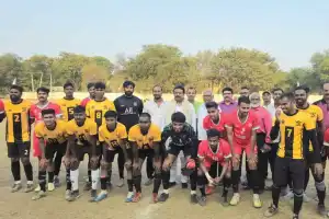 BJP MLA Sriganesh, facing opposition, opens Cardinal Cup Football Tournament in Secunderabad