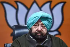Captain Amarinder Singh, ex-Punjab CM, accused of aiding BJP in Himachal Pradesh unrest.