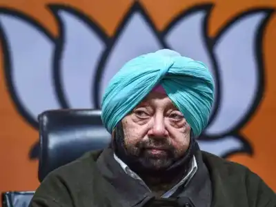Captain Amarinder Singh, ex-Punjab CM, accused of aiding BJP in Himachal Pradesh unrest.