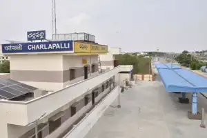 Cherlapalli Railway Station in Hyderabad is almost finished with construction