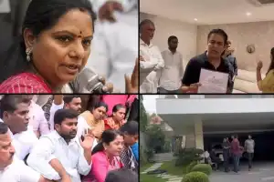 Daughter of former chief minister K Chandrasekhar and BRS MLC detained by authorities (Live Update)