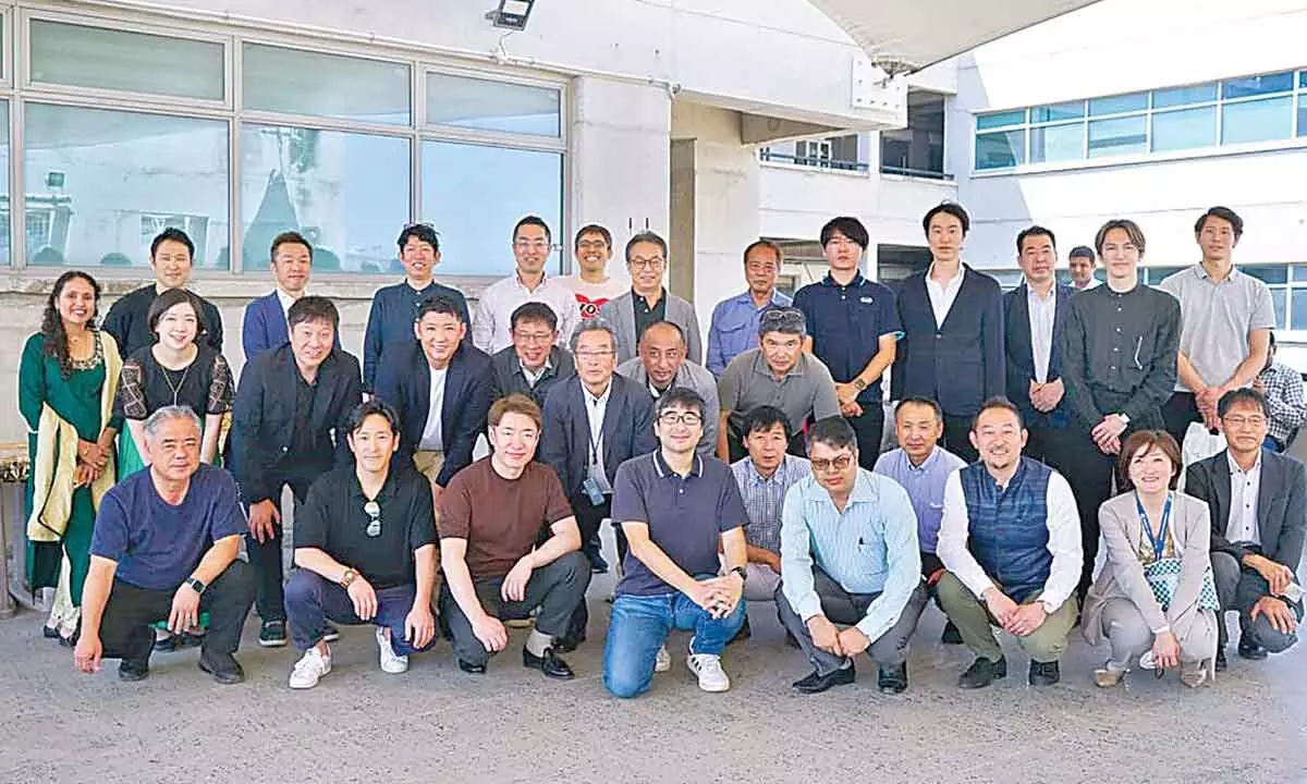 Delegation of Japanese entrepreneurs visits IIT Hyderabad campus