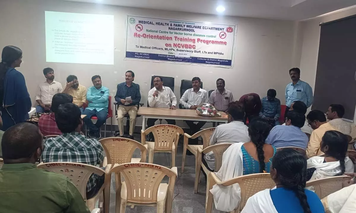 Dr. Amar Singh Naik, Additional Director, emphasizes the need for increased awareness of insect-borne diseases among the public.