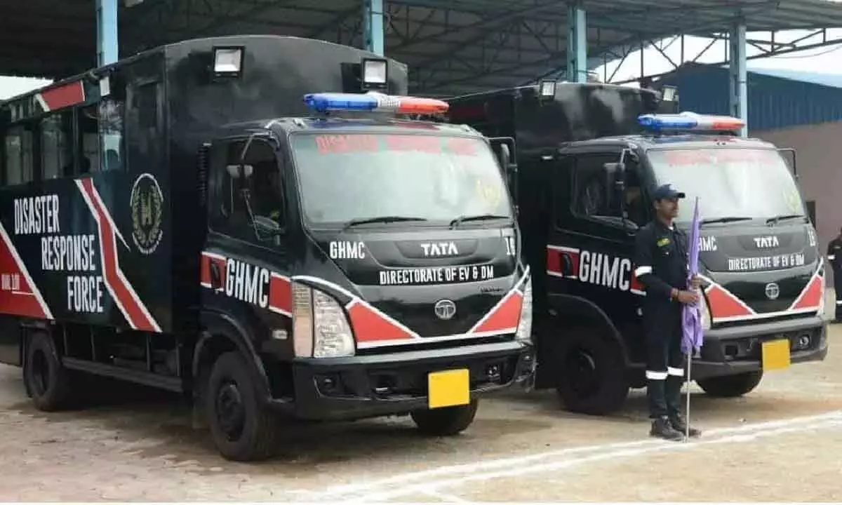 EV&DM practices fire safety through mock drills