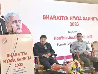 Former Chief Justice of India Lalit praises recently-passed criminal laws.