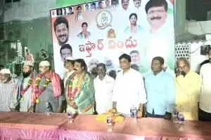 Ganesh, Congress leader, hosts Iftar party in Cantonment constituency