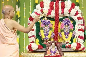 Hare Krishna Golden Temple Shines Brightly on Gaura Purnima