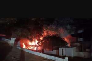 Major Fire Erupts in Yousuf Tekri area of Tolichowki