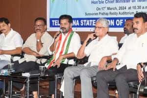 CM Revanth Reddy comments on Hyderabad Real Estate during Media Chat