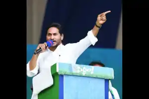 Jagan takes aim at Naidu’s alliance with JSP and BJP, calling it a rusty ‘cycle’