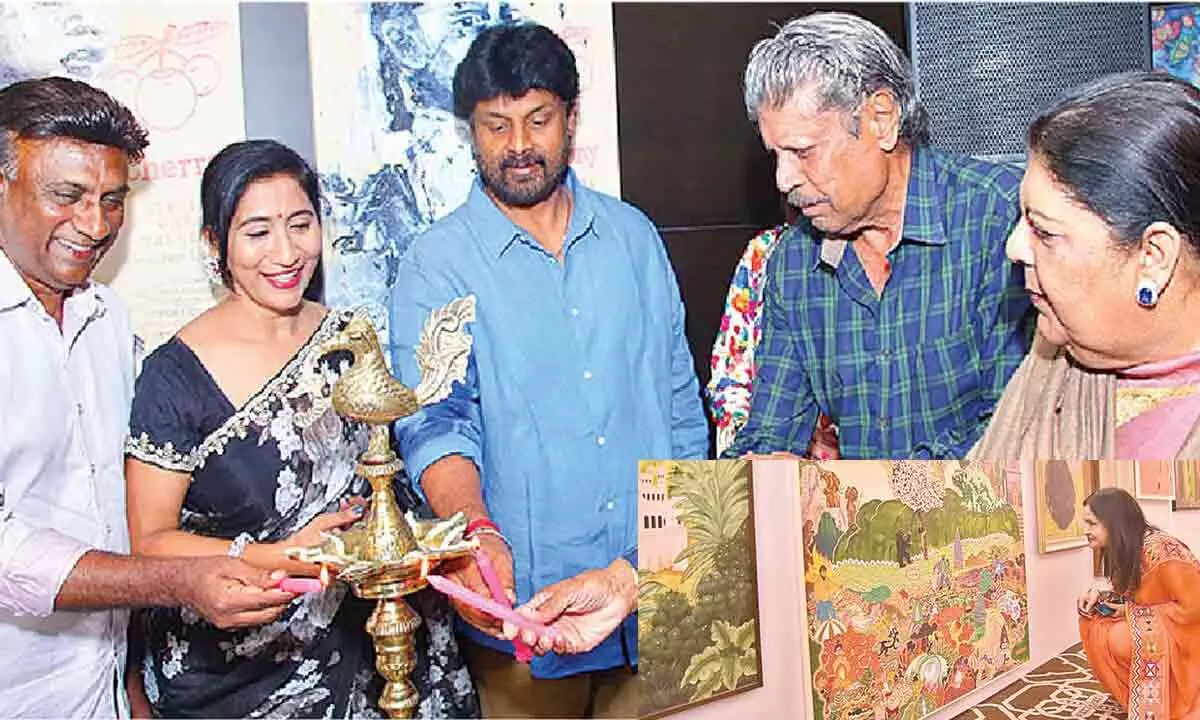 Kapil Dev returns to Hyderabad to inaugurate special art expo supporting NGO