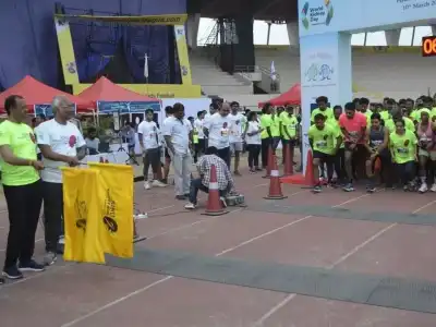 Kidney Run organized by AINU in Hyderabad to raise awareness
