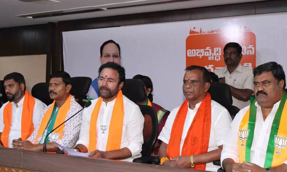 Kishan criticizes KCR for commenting on Kejri’s arrest