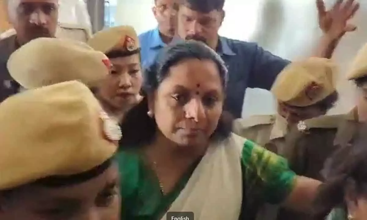 MLC Kavitha predicts political laundering case will be cleared