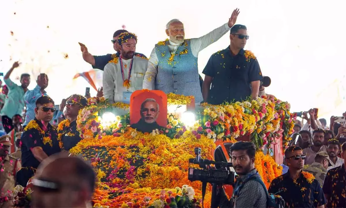 Modi urges people of Telangana to vote for BJP in upcoming elections