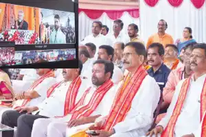 Narendra Modi announces multiple projects for Telangana State from J&K in Hyderabad