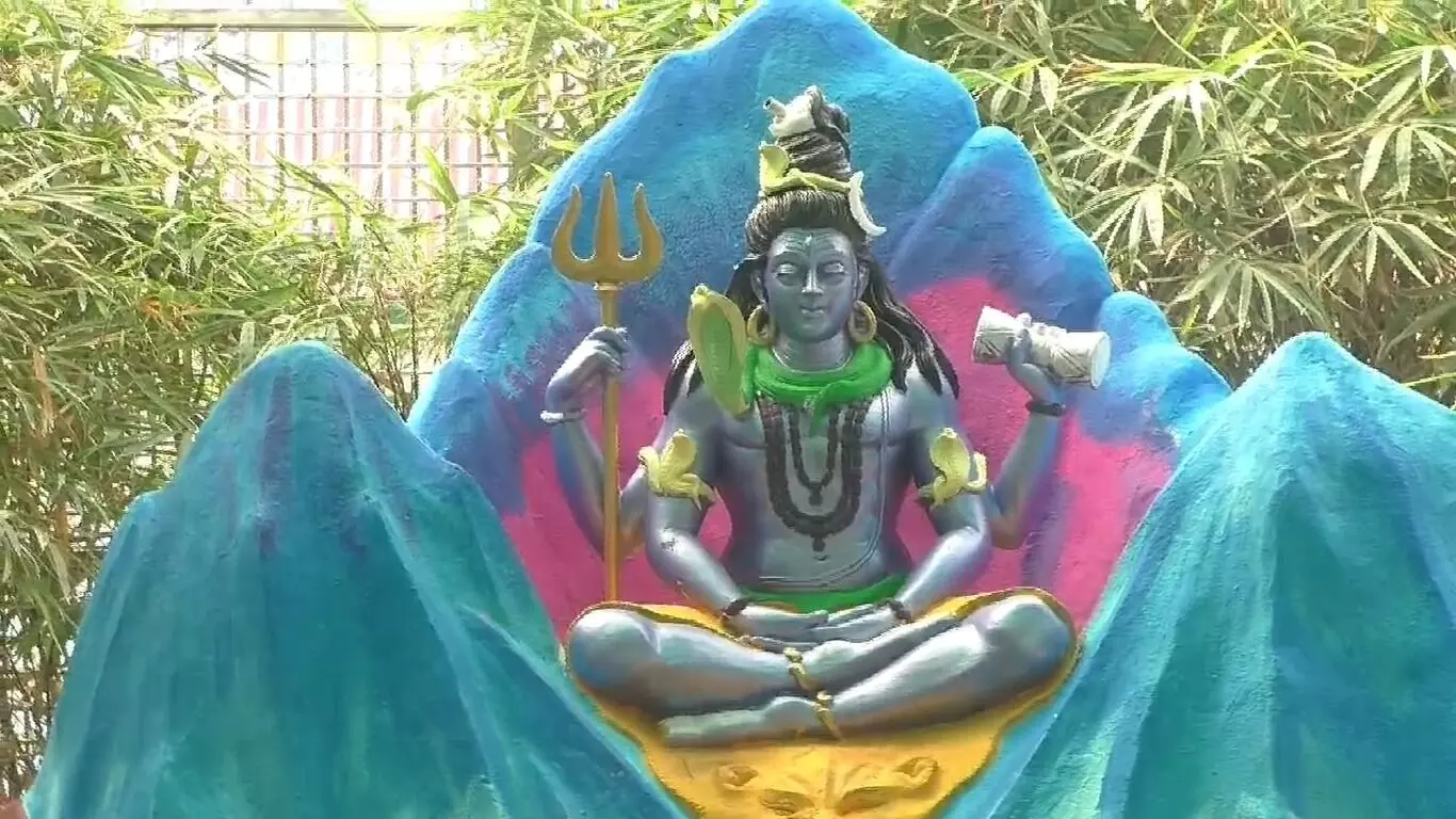 Preparations in full gear for Maha Shivaratri celebration at Kotappakonda, Srisailam