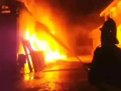 Property damage reported after fire breaks out at company in Katedan, Shamshabad