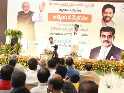 Residents of My Home Bhuja Gated Community voice concerns to Konda Vishweshwar Reddy