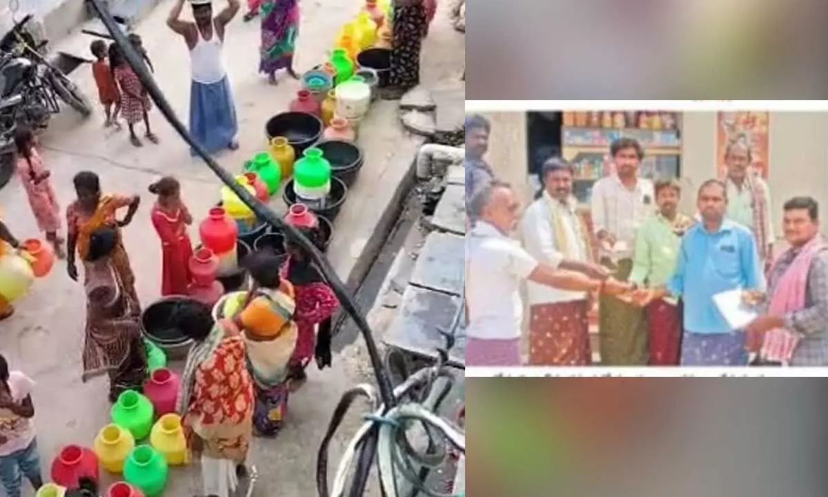 Sankapuram village goes without drinking water for four days