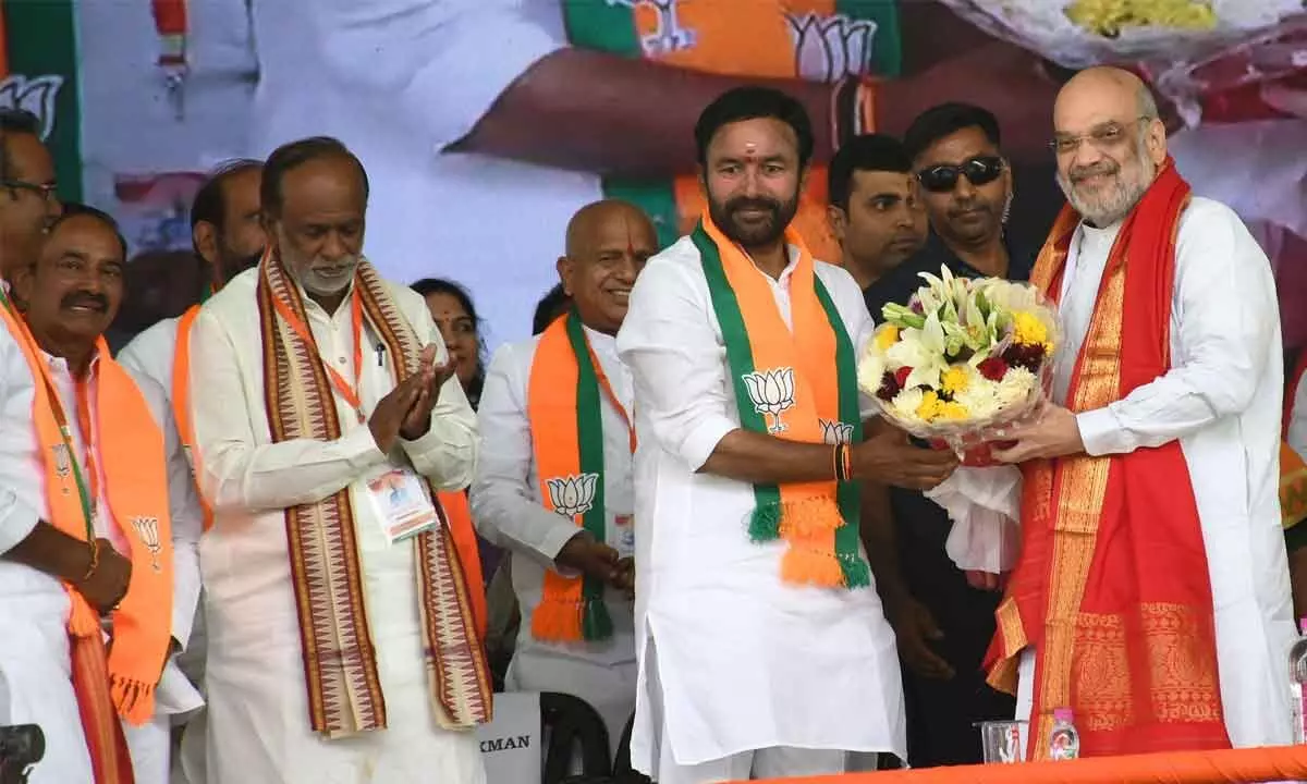 Shah aims for BJP to win 12 LS seats