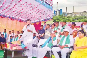 Sridhar Babu announces plan to revive Nizam Sugar Factory in Jagtial by December 2025