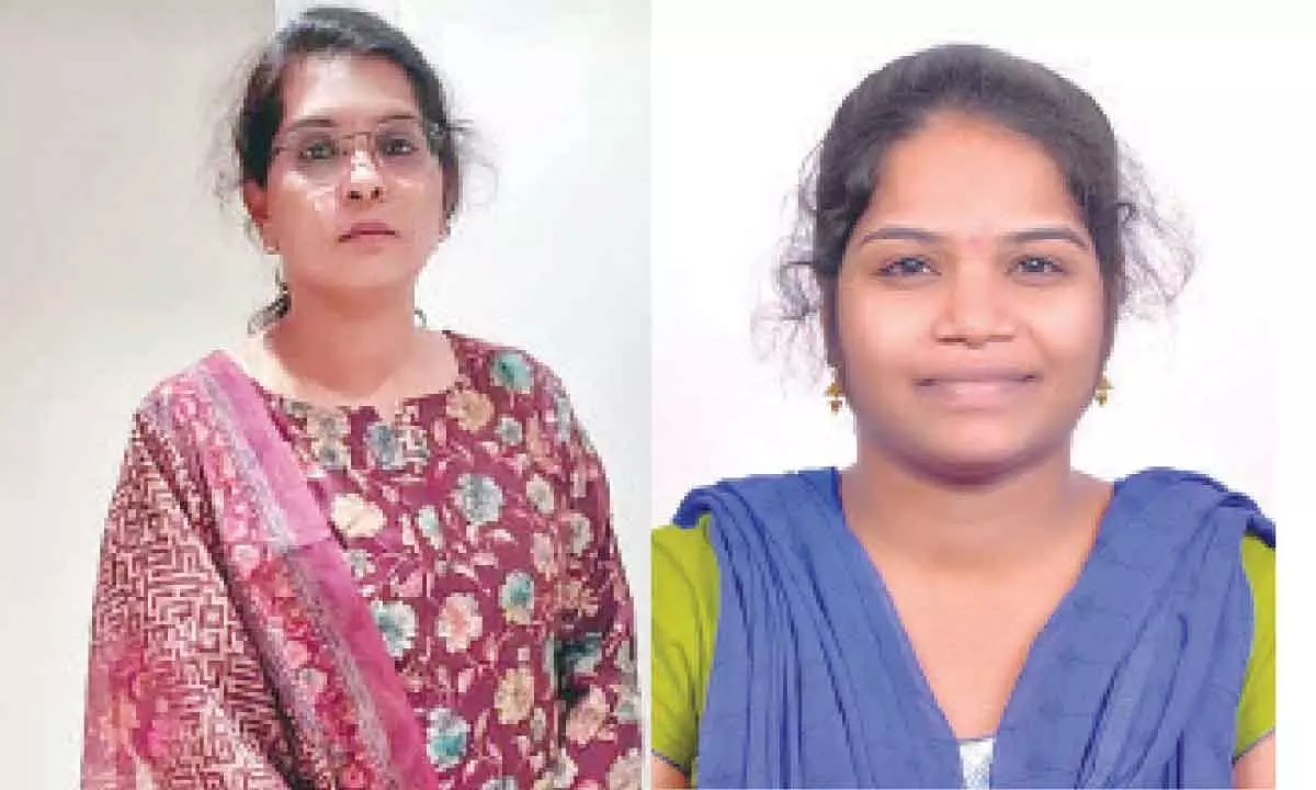 Two young women in Khammam secure four government jobs