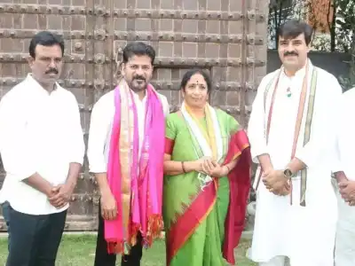 Yet another blow to BRS as Mahabubnagar ZP chairperson defects to Congress